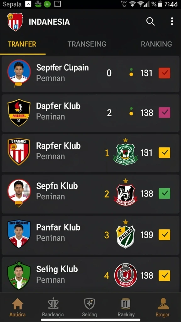idr77 - Antarmuka pengguna yang ramah dan sederhana.