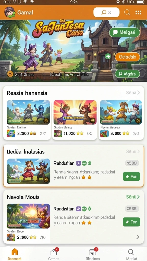 nuts777 - Screenshot menunjukkan antarmuka yang ramah pengguna saat bermain.